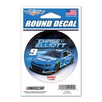 Chase Elliott Round Vinyl Decal 3" x 3"