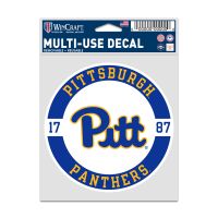 Pittsburgh Panthers Fan Decals 3.75" x 5"