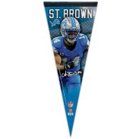 Detroit Lions Premium Pennant 12" x 30" Amon-Ra St. Brown