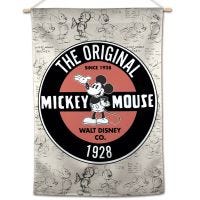 / Disney Mickey Mouse ORIGINAL SKETCH Vertical Flag 28" x 40" Mickey Mouse