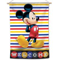 / Disney Mickey Mouse Welcome Vertical Flag 28" x 40" Mickey Mouse