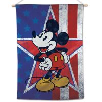 Mickey Mouse / Disney Mickey Mouse Heritage Vertical Flag 28" x 40" Mickey Mouse