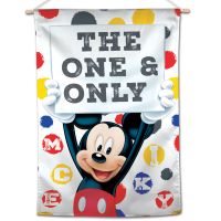 / Disney Mickey Mouse The One & Only Vertical Flag 28" x 40" Mickey Mouse