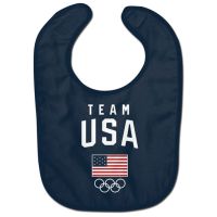 USOC Team USA Logo All Pro Baby Bib