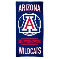 Arizona Wildcats SLOGAN Fiber Beach Towel 9lb 30" x  60"
