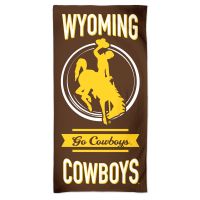 Wyoming Cowboys Fiber Beach Towel 9lb 30" x  60"