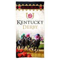 Kentucky Derby Spectra Beach Towel 30"  x 60"