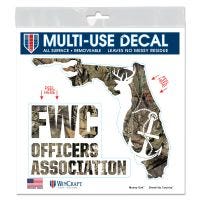 FWC Officers Association / Mossy Oak All Surface Decal 6" x 6"