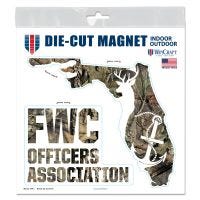 FWC Officers Association / Mossy Oak Outdoor Magnets 6" x 6"