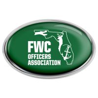 FWC Officers Association Chrome Metal Domed Emblem