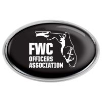 FWC Officers Association Chrome Metal Domed Emblem