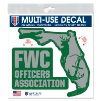 FWC Officers Association All Surface Decal 6" x 6"