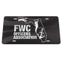 FWC Officers Association Specialty Acrylic License Plate