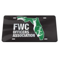 FWC Officers Association Specialty Acrylic License Plate