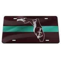 FWC Officers Association Specialty Acrylic License Plate