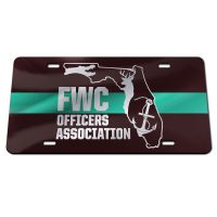 FWC Officers Association Specialty Acrylic License Plate