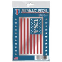 Patriotic Decal Metallic 3" x 5"