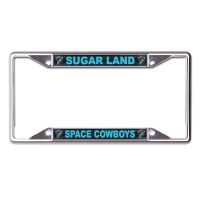 Sugar Land Space Cowboys Lic Plt Frame S/S Printed