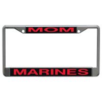 U.S. Marines Lic Plt Frame S/L Printed