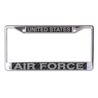 U.S. Air Force Lic Plt Frame S/L Printed