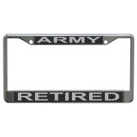 U.S. Army Lic Plt Frame S/L Printed