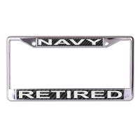 U.S. Navy Lic Plt Frame S/L Printed