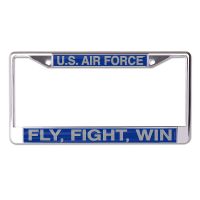 U.S. Air Force Lic Plt Frame S/L Printed