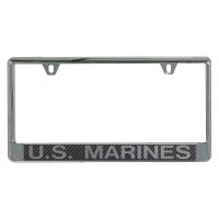U.S. Marines Lic Plate Frame B/O Printed
