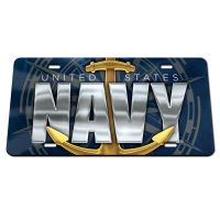 U.S. Navy Specialty Acrylic License Plate