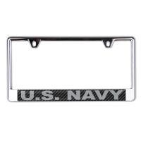U.S. Navy Lic Plate Frame B/O Printed
