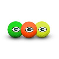 Green Bay Packers 3 Golf Balls In Clamshell